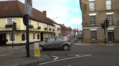 Crossroads of the city of Salisbury. Video stock 36874868