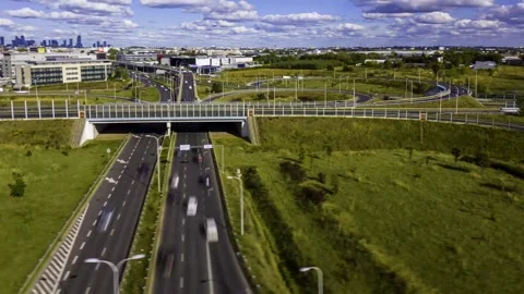 Crossroads hyperlapse Stock-Footage 286758943