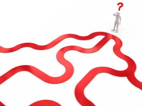 Crossroads Stock Illustration