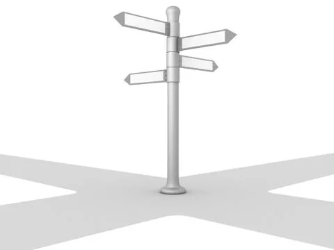 Crossroads Stock Illustration