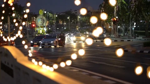 Crossroads at night Stock Footage 102890423