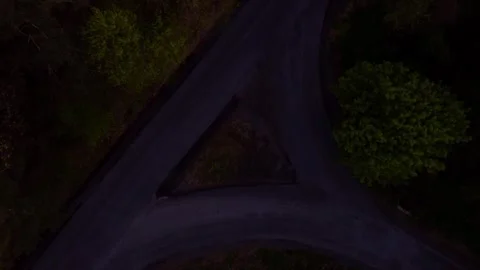 Crossroads Pan to Sky Stock Footage 240506539