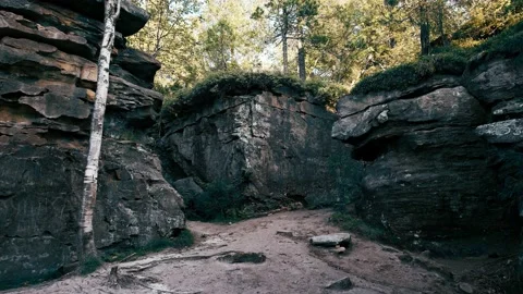 The crossroads in stone town Stock Footage 141071853