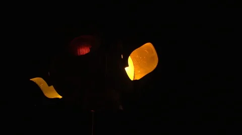 CROSSROADS TRAFFIC LIGHT 4 Stock Footage 980073