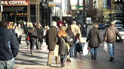 Crosswalk 60fps Stock Footage 10721521