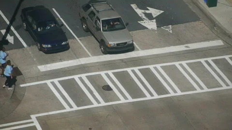 Crosswalk from above Vidéo 871647