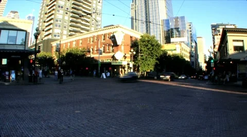 Crosswalk Stock Footage 8621439