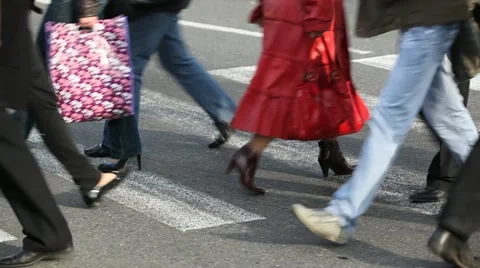 Crosswalk Video stock 22158336
