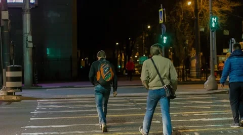 Crosswalk Stock Footage 62681780