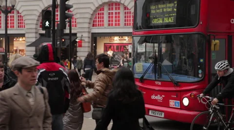 Crosswalk in London Stock Footage 58129562