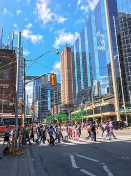 Crosswalk Perspective View Stock Photos