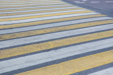 Crosswalk on the road 写真素材