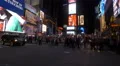 Crosswalk to Times Square at night in 4K 4k or 4k+ Resolution