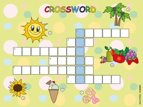 Crossword game Stock Illustration