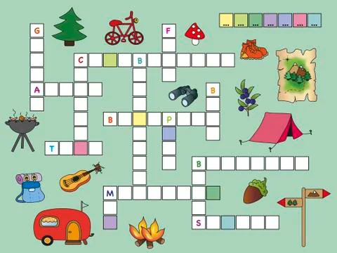 Crossword Stock Illustration