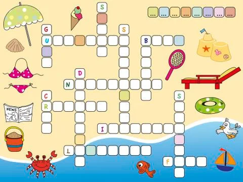 Crossword Stock Illustration