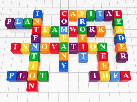 Crossword  Stock Illustration