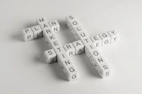 Crossword. Stock Illustration