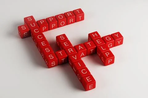 Crossword. Stock Illustration