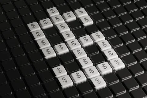 Crossword. Stock Illustration