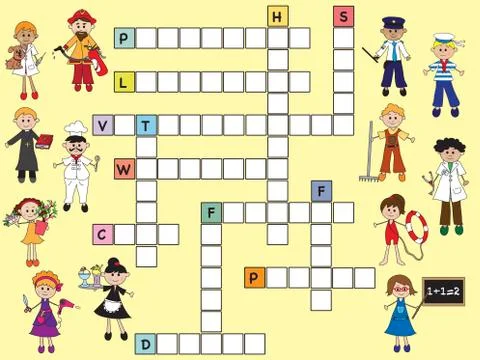 Crossword Stock Illustration