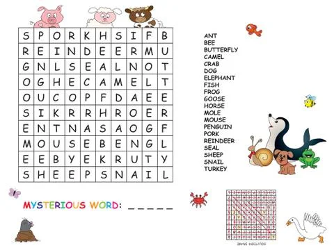 Crossword Stock Illustration