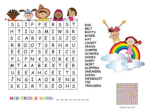 Crossword Stock Illustration