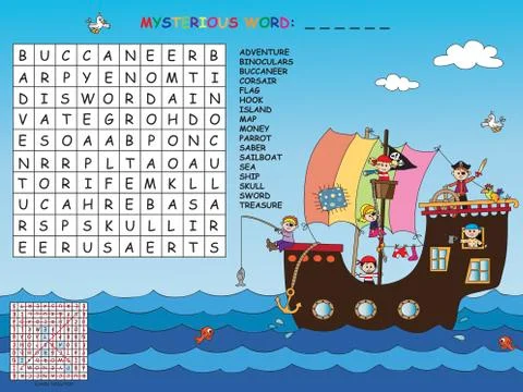 Crossword Illustrazione stock