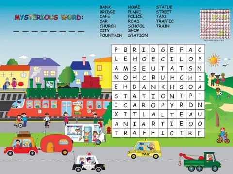 Crossword Stock Illustration