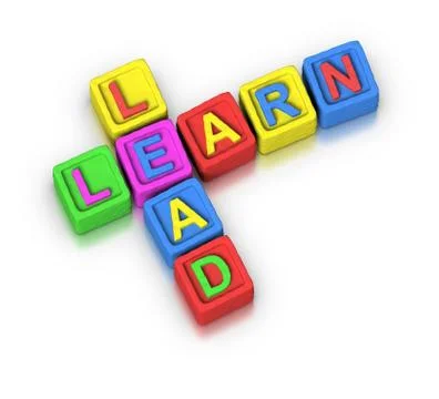 Crossword puzzle : learn lead Stock Illustration