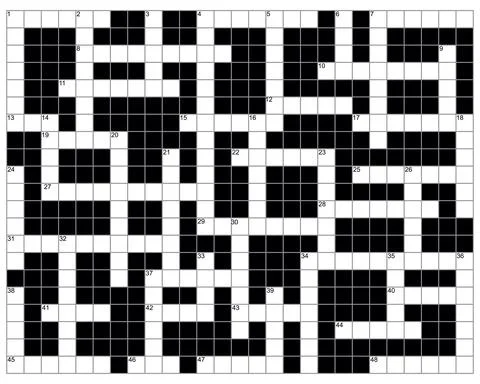Crossword puzzle, pattern Stock Illustration