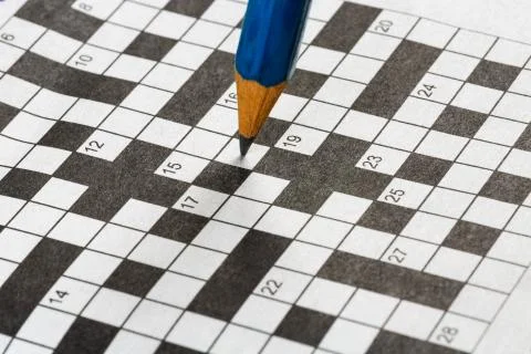 Crossword Puzzle 스톡 사진