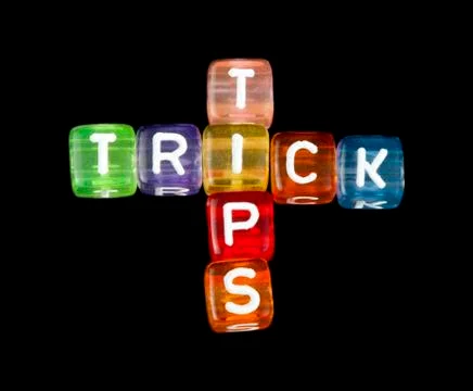 Crossword tips and tricks Stock Photos