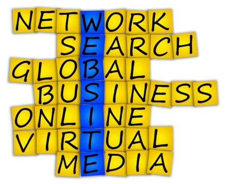 Crossword website Stock Photos