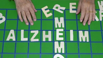 Crosswords for Elderly ,help improve memory &amp; brain Stock Footage 85663591