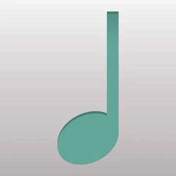 Crotchet Note Stock Illustration