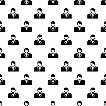 Croupier pattern seamless Stock Illustration