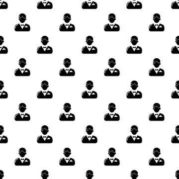 Croupier pattern seamless Stock Illustration