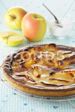 Croustade aux pommes Stock Photos