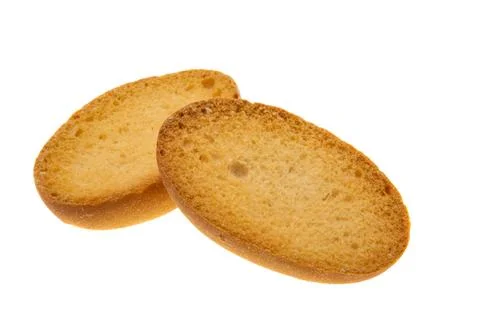 Croutons isolated Stock Photos