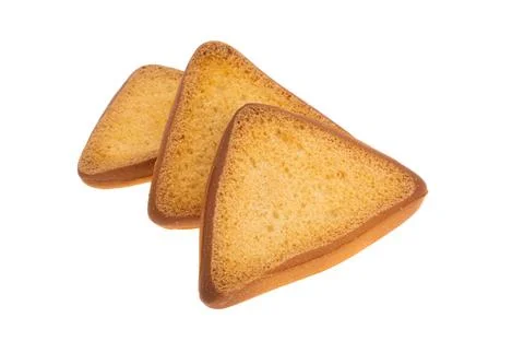 Croutons isolated Stock Photos