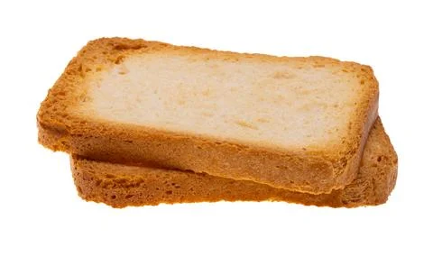 Croutons isolated Stock Photos