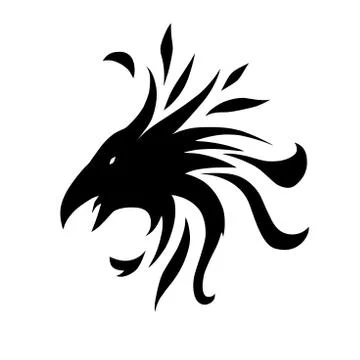 Crow abstract Stock-Illustration