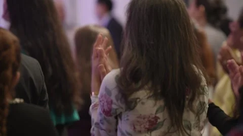 Crow Clapping Hispanic Stock Footage 146935419