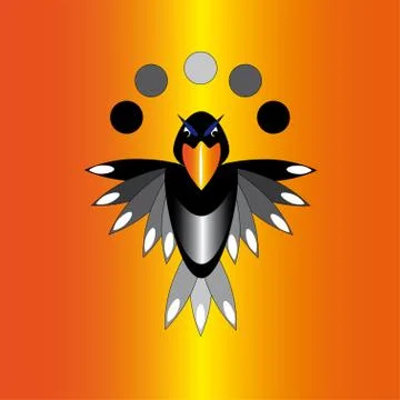 Crow Illustrazione stock