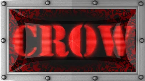 Crow on led Видео 8693297