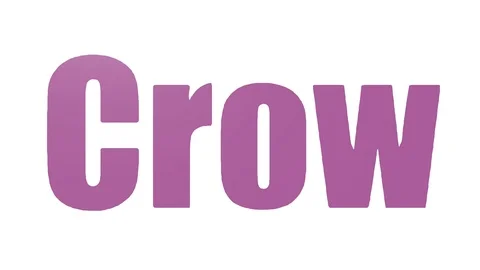 Crow Tag Cloud Animated On White Background Stock Footage 107231770