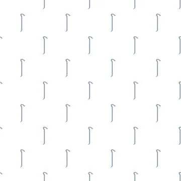 Crowbar pattern creating a seamless background design Stock Illustration