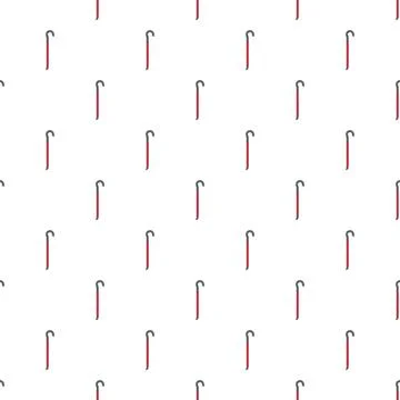 Crowbar tool construction equipment flat design pattern Stock Illustration