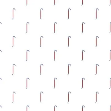 Crowbar tool seamless pattern for construction background イラスト素材